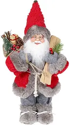 Фігура "Санта з лижами" (м'яка іграшка) Bona 30 см dec0008490