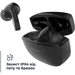 Навушники гарнітура бездротові Nokia Go Earbuds+ TWS-201 ENC Black 8Р00000142 - мініатюра 5