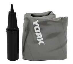 Фітбол York Fitness 75см сірий + насос - мініатюра 4