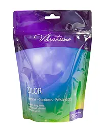 Презервативи - Vibratissimo Color, 50 шт. - мініатюра 3