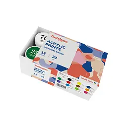 Акрилова фарба глянцева Набір 1201 Brushme AP1201, 12 цветов - мініатюра 2