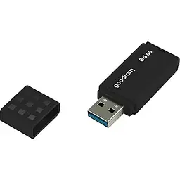 Флеш-драйв GOODRAM UME3 64GB Black (UME3-0640K0R11) - мініатюра 2
