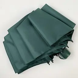 Жіноча складана парасолька механічна S&L 97 см зелена - мініатюра 7