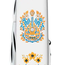 Ніж Victorinox Spartan Ukraine 91 мм 12 функцій біл ,Українські мотиви - мініатюра 4