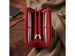 Жіночий гаманець натуральна шкіра Cortina 5007 rosso Червоний 18,5x10 см TONY PEROTTI acs0032572 - мініатюра 2