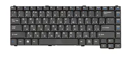 Клавіатура для ноутбука Gateway CX200, CX210, M280, M285, CX2620, CX2620h, CX2608, CX2610, CX2615, CX2619, CX2724, CX2720 Black