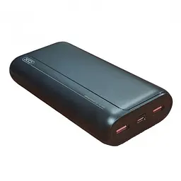 Повербанк чорний портативна зарядка Power bank XO PR127 PD20W+QC22.5W 20000 mAh 2USB/1Type-C