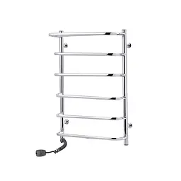 Рушникосушарка електрична Kroner Скоба ДСп04EL 700x500/6 EL з полицею CV017221, Хром, Ліве