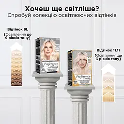 Фарба для волосся L'Oreal Paris Preference 9L Ультра-платиновий  - мініатюра 5