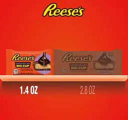 Шоколадна цукерка Reese's Big Cup Chocolate Lava Cups Candy 39г - мініатюра 5