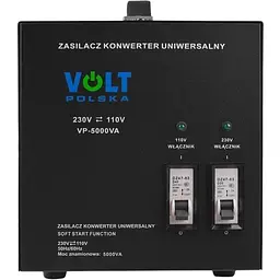 Перетворювач напруги Volt Polska VP-5000VA 110-220V - Для американських пристроїв - мініатюра 2