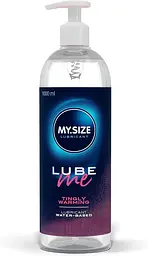 Розігріваючий лубрикант - My.Size Lube Me Tightly Warming, 1000 мл - мініатюра 1