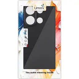 Чохол Silicone Cover Ummi Lakshmi Full Camera (AA) для Xiaomi Redmi Note 13 5G Чорний / Black - мініатюра 3
