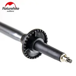 Трекінгова палиця 3-сек. Naturehike 6061 AL NH17D001-Z, 50-100 см, алюміній, червона - мініатюра 3