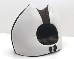 Будка для котів та собак Zoo-hunt Містик-котик №1 30х40х40 см коричнева (ZH2413-1)