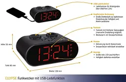 Годинник настільний TFA Ellypse 60255101 - мініатюра 3