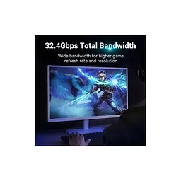 Кабель мультимедійний DisplayPort M to DisplayPort M 1.0m 8K60Hz black Vention (HCCBF) - мініатюра 7