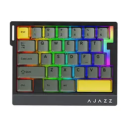 Ігрова дротова магнітна клавіатура Ajazz AK029 / Ice Island Switch / Black