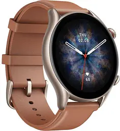 Смарт-годинник Amazfit GTR 3 Pro Brown Leather - мініатюра 2