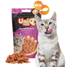 Ласощі для котів Uniq PETS CAT SNACKS MIMI Печиво з лосося, 50 г
