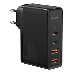 Адаптер мережевий - блок - зарядний пристрій BASEUS GaN2 Pro 4 порти 100 W 5 A (CCGAN2P-L02) білий - мініатюра 10