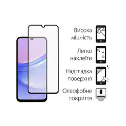 Чохол до мобільного телефона Dengos Kit for Samsung Galaxy A25 5G case + glass (Black) (DG-KM-65) - мініатюра 3