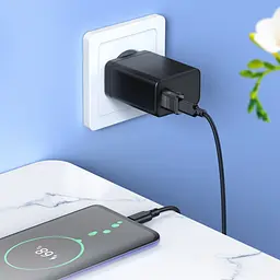 Адаптер перехідник Borofone BV18 USB to Type-C F чорний - мініатюра 4