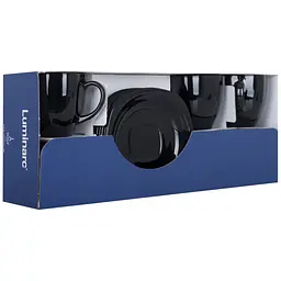 Сервіз чайний Luminarc Carine Black 6 персон 220 мл (P4672) - мініатюра 5