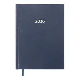 Щоденник датований Buromax Strong 2026 A5 синій (BM.2129-03)