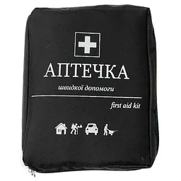 Аптечка автомобільна First Aid Kit 24 одиниці (Новокаїн 0,5%, Вугілля, Джгут)
