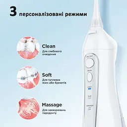 Іригатор Fairywill 5020E White (FW5020EW) - мініатюра 4