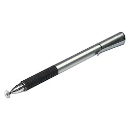 Стилус ємнісний, високоточний, Jot Pro двосторонній, алюмінієвий, з кріпленням, сріблястий - мініатюра 2