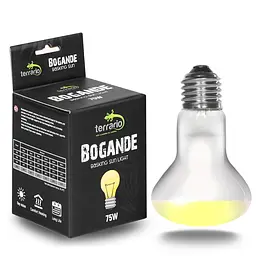 Лампа точкового нагріву Terrario Bogande Basking Sun Light 75w з UVA-променями для рептилій і тераріумів