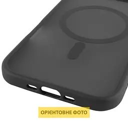 TPU+PC чохол Metal Buttons with MagSafe для Apple iPhone 17 Air (6.5") Чорний / Black - мініатюра 5