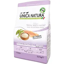 Сухий корм для собак Unica Natura Unico All breed Mono з форелью 2.5 кг