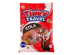 Цукерка желейна TINKY TRAVEL 70г "COLA"