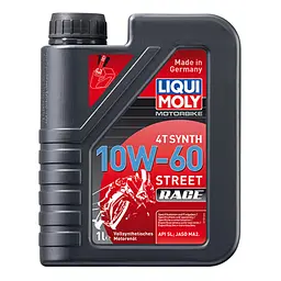 Олива для 4-т двигунів - Motorbike 4T Synth 10W-60 Street Race 1л. (1525)