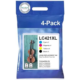 Чорнильні картриджі LC421XL LC-421XLVAL Value Pack для Brother LC421 LC-421XL