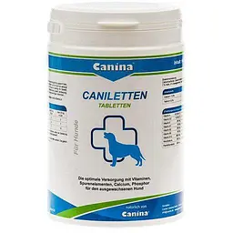 Вітаміни для собак Canina (Каніна) Caniletten 500 табл. активний кальцій для вагітних і лактуючих сук