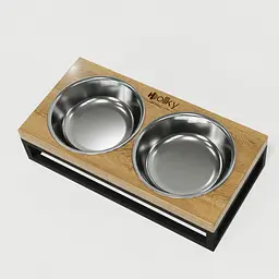 Hollky Base XS — миски на підставці для маленьких собак та котів (2 × 0,25 л) - мініатюра 8
