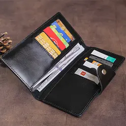 Чоловічий шкіряний гаманець SHVIGEL 18х8,5х1 см acs0016055 - мініатюра 6