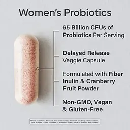Пробіотики та пребіотики Daily Women's Probiotics 65 Billion CFU 30 капсул Sports Research vit0005065 - мініатюра 3
