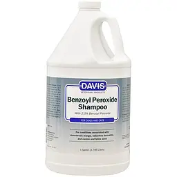 Шампунь Davis Benzoyl Peroxide 2.5% Девіс Бензоїл пероксид для собак і котів із демодекозом і дерматитами, 3.8 л (BPSG)