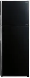 Холодильник Hitachi R-VG470PUC8GBK верхня морозильна камера Ш680xВ1770xГ720 395л A++ Чорне скло (R-VG470PUC8GBK)