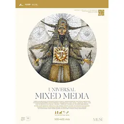 Блок Muse MixTechnique на склейці 30x40 см 12 аркушів в асортименті (PB-GB-012-085) - мініатюра 2