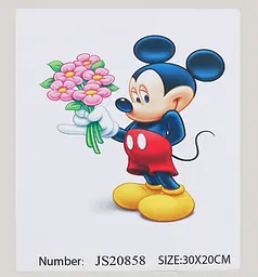 Алмазна мозаїка "Міккі Маус" JS 20858, 20х30 см, в коробці (6900066269653)