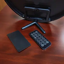 Електронний годинник настінний з пультом 26 см від USB, SM-602 з термометром і гігрометром (53752) - мініатюра 3