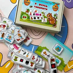 Фразовий конструктор "Я вчуся говорити" Kids Shop PECS-7835, 30 карток - мініатюра 3