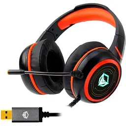 Ігрова гарнітура Meetion MT-HP030 з LED підсвічуванням USB Gaming Backlit Hi-Fi - мініатюра 2