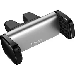 Автотримач Baseus Steel Cannon Air Outlet Car Mount Silver (SUGP-0S) [72641] - мініатюра 1